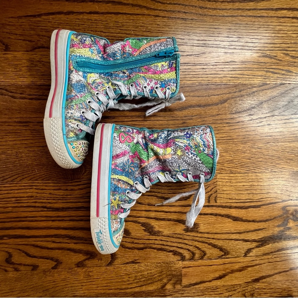 Skechers Girl's Twinkle Sneaker High Top Knee High